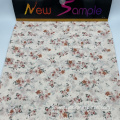 Breathable Vibrant Floral 100% Polyester Chiffon Cloth